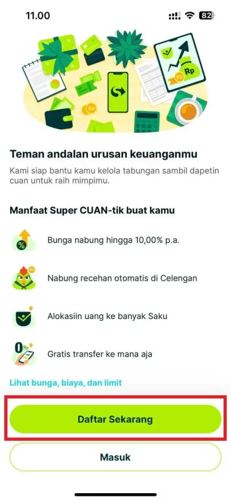 Cara daftar Superbank