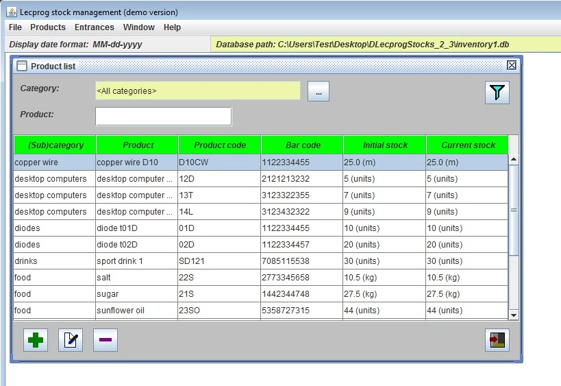 Lecprog Stock Management
