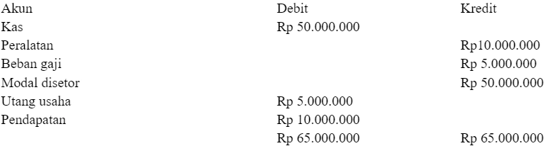 Neraca keuangan